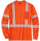 Carhartt Mens High Vis Class 3 LS Shirt