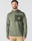 Carhartt Force 1/2 Zip Hooded Shirt