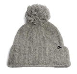 Crown Cap Alpaca/Wool Pom Beanie