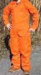 BigAl Child Orange Poly Cotton Coverall