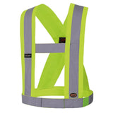 Pioneer Adjustable 4" Hi Vis Safety Sash