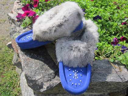 Laurentian Ladies Fur Lined Moccassin