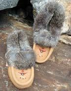 Laurentian LNatural Moose Hide Moccassin