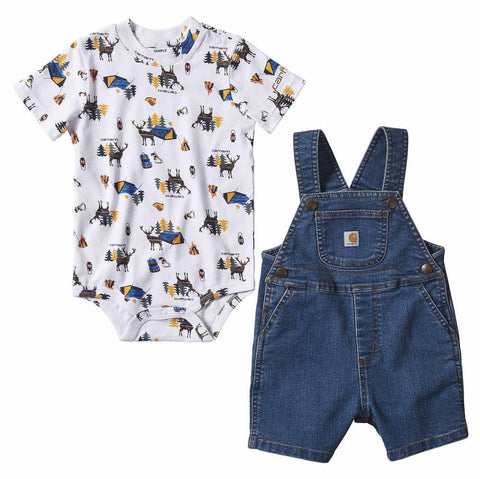 Carhartt Infant Bodyshirt & Shortall Set