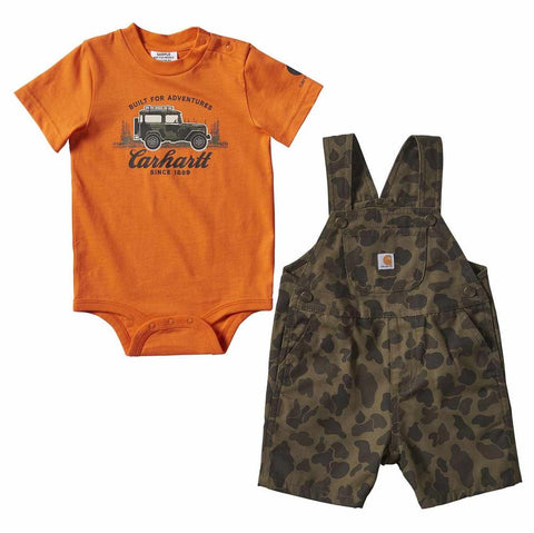 Carhartt Infant Bodyshirt & Shortall Set