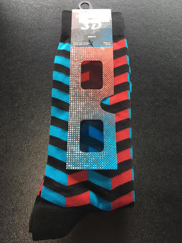 K Bell Zig Zag Fashion Socks