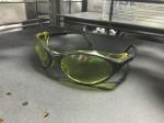 Bandit Black Frame Amber Lens Glasses