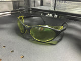 Bandit Black Frame Amber Lens Glasses