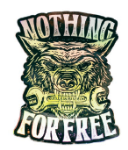 RR Nothing For Free Holographic Sticker