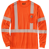 Carhartt Mens High Vis Class 3 LS Shirt