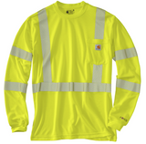 Carhartt Mens High Vis Class 3 LS Shirt