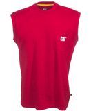 Cat Trademark Sleeveless Pocket T-Shirt