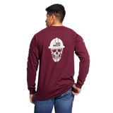 Ariat Mens FR Roughneck Skull Logo Shirt