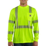 Carhartt Mens High Vis Class 3 LS Shirt