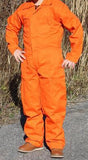 BigAl Youth Orange Poly Cotton Coverall