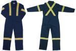 Grand Poly Cotton Coveralls w/Striping