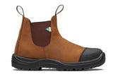 Blundstone 169 - Work & Safety Boot Rubber Toe Cap Crazy Horse Brown