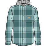 Carhartt Youth Flannel BF Hooded Shirt