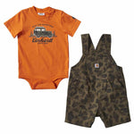 Carhartt Infant Bodyshirt & Shortall Set