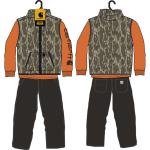 Carhartt Infant Shirt Vest & Pant 3p Set