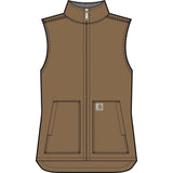 Carhartt Youth Canvas Sherpa Lined Vest