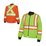 Richlu WK Hi Vis Quilted Trucker Jacket