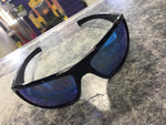 Goliath Glasses Black / Ice Blue Mirror