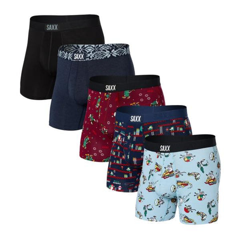 Saxx 5 Pack Vibe Boxer Brief