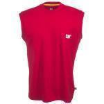 Cat Trademark Sleeveless Pocket T-Shirt